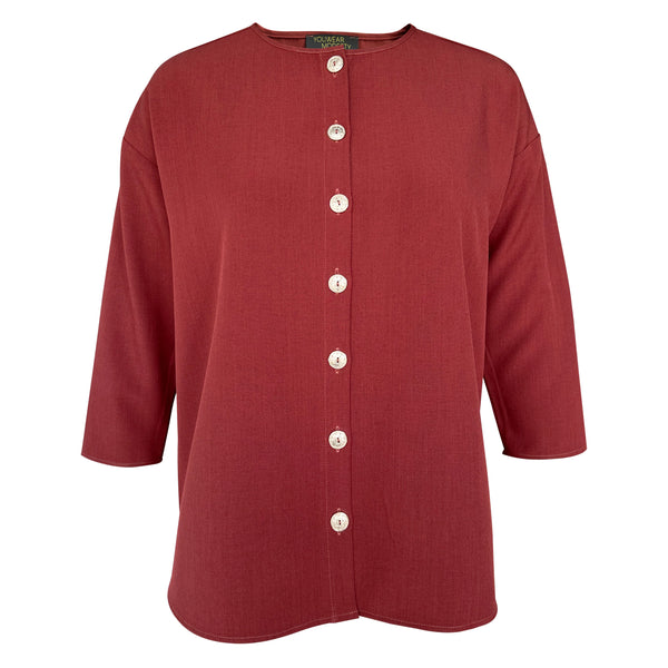 Danni Blouse 3.0 - Maroon