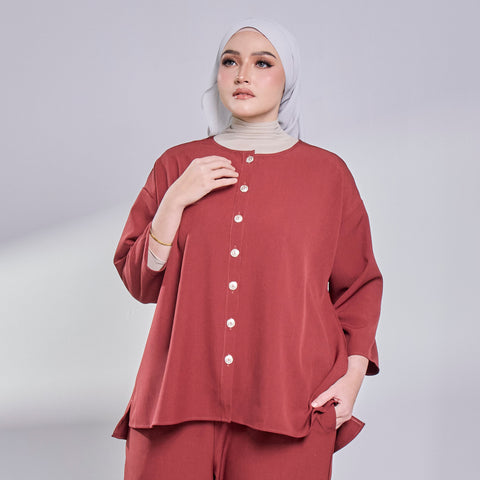 Danni Blouse 3.0 - Maroon