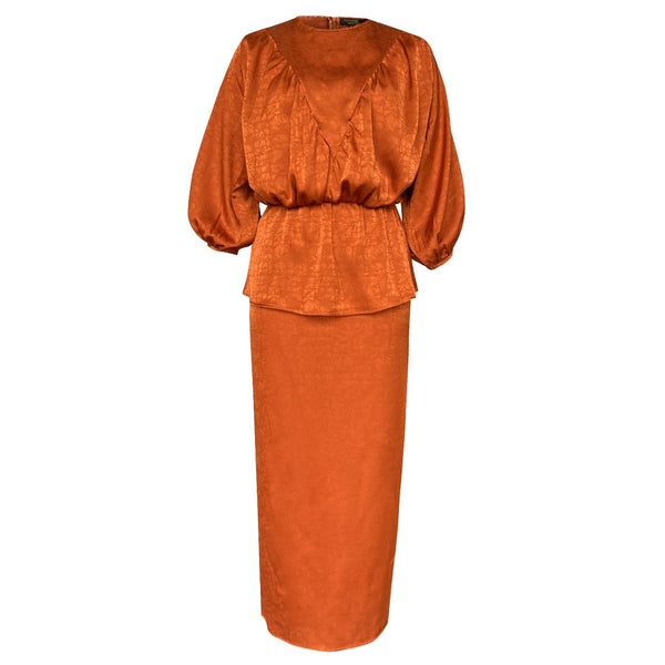 Dinar Jacquard Kurung Set