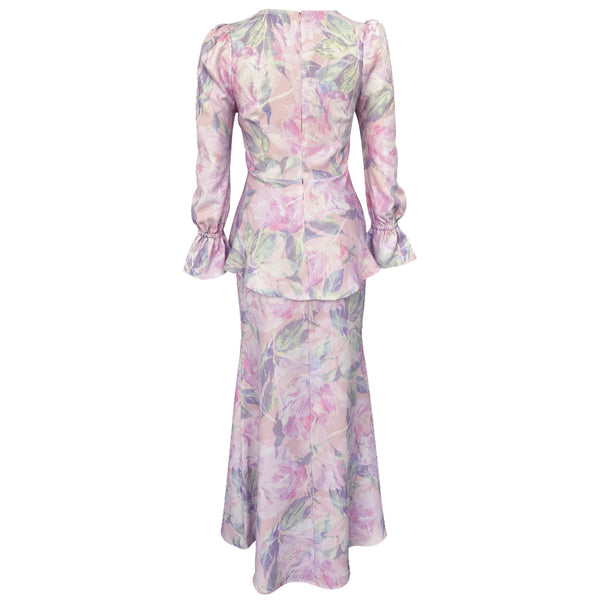 Allamanda Kurung Mermaid Set - French Lilac