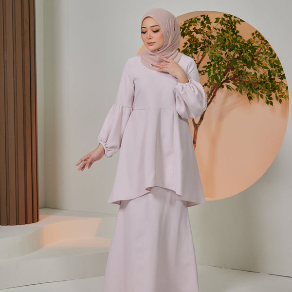 Palma Kurung Mermaid Set - Pale Lavender