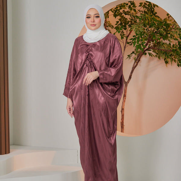 Ixora Batwing Kaftan - Plum