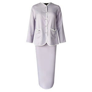 Damir Tapered Kurung Set - Lilac