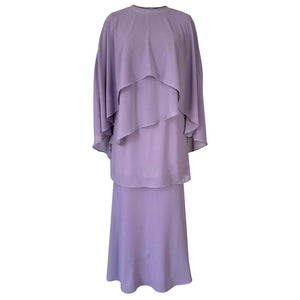 Khushi Mermaid Kurung Set - Lilac