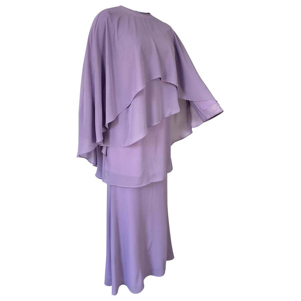 Khushi Mermaid Kurung Set - Lilac