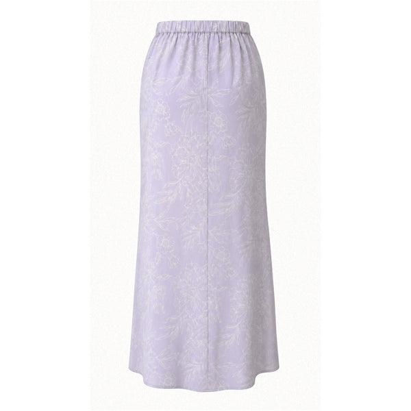 Basira Kurung Mermaid Set - Lilac