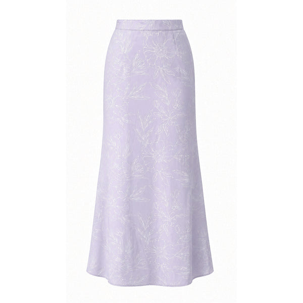 Basira Kurung Mermaid Set - Lilac
