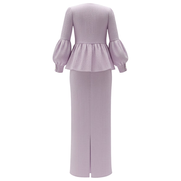 Ekisha KurungTapered Set - Lilac
