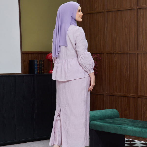 Ekisha KurungTapered Set - Lilac