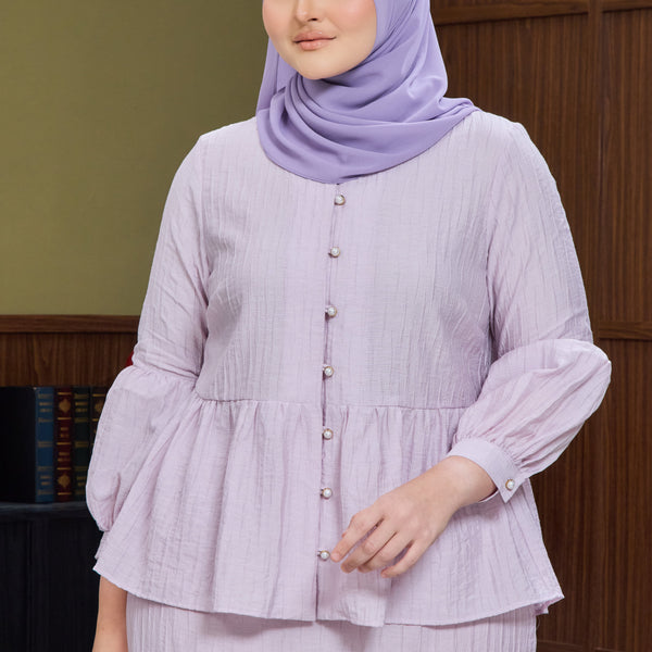 Ekisha KurungTapered Set - Lilac
