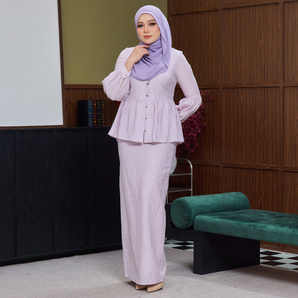 Ekisha KurungTapered Set - Lilac
