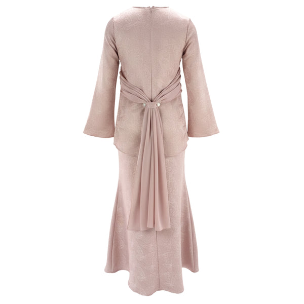Akhar Mermaid Kurung Set - Rose Pink