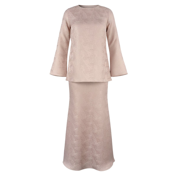 Akhar Mermaid Kurung Set - Rose Pink