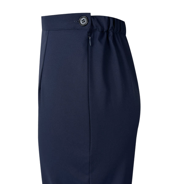 Jasleen Kurung Tapered Set - Navy Blue