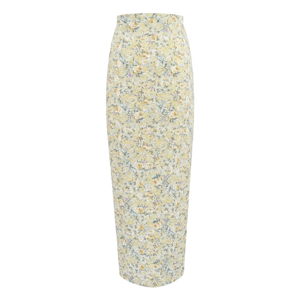 Elina Tapered Kurung Set - Yellow