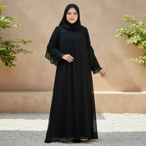 Camelia Maxi Dress - Black