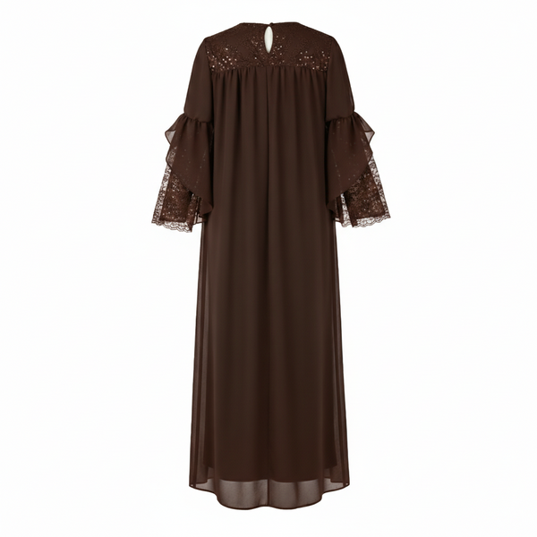 Camelia Maxi Dress - Espresso