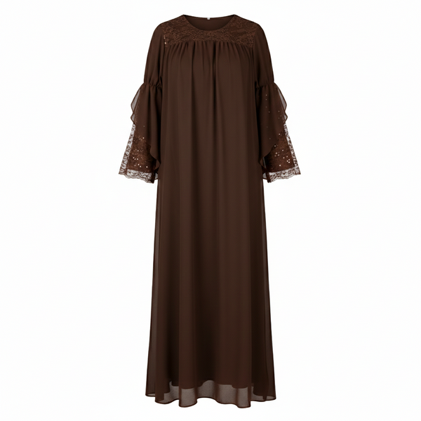 Camelia Maxi Dress - Espresso