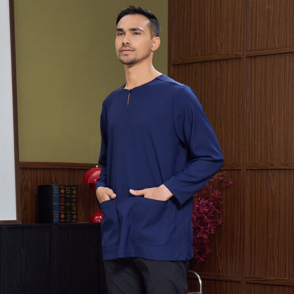 Aslan Kurta - Navy Blue
