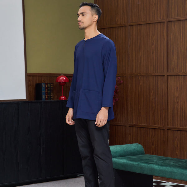 Aslan Kurta - Navy Blue