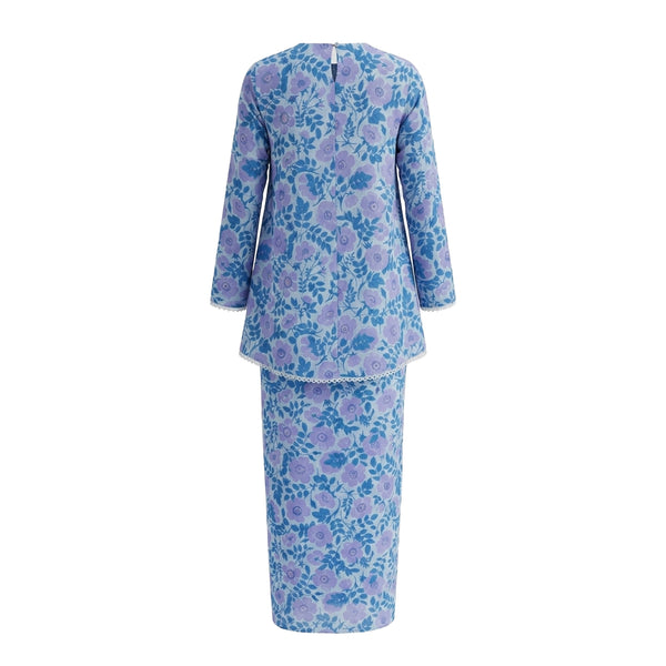 Lunia Kurung Set - Blue Purple