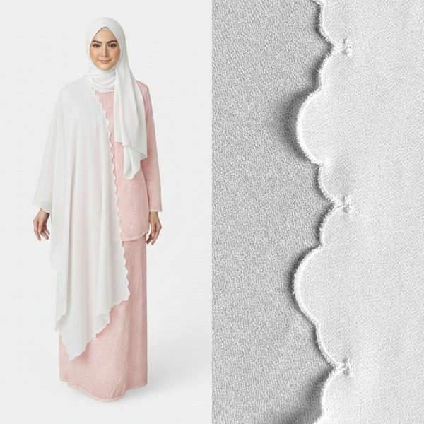 Selendang with Tudung Set