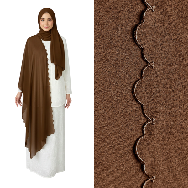Selendang with Tudung Set