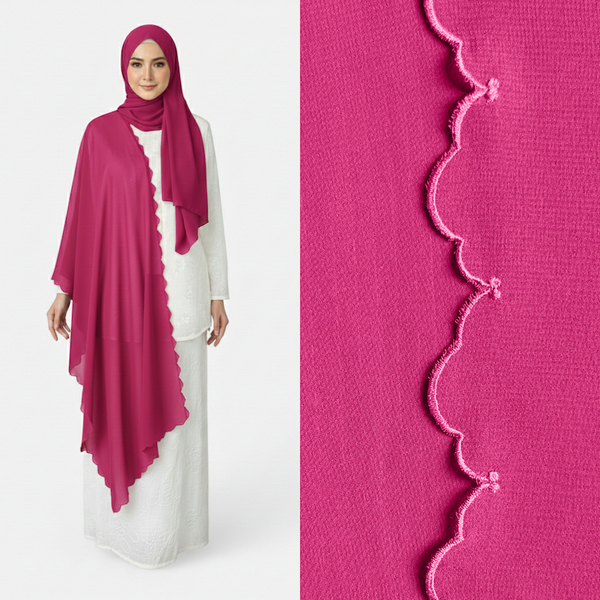 Daleya Tapered Kurung Set - Strawberry Matcha (PREORDER)