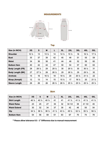 Cheeda Kurung Set