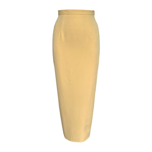 Tapered Skirt - Mustard Yellow II