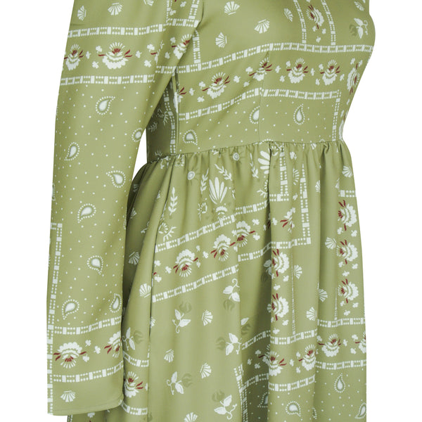 Rukhsar Maxi Dress - Sage Green