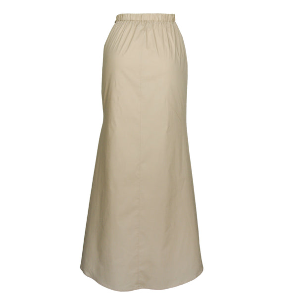 Mermaid Cotton Skirt - Latte