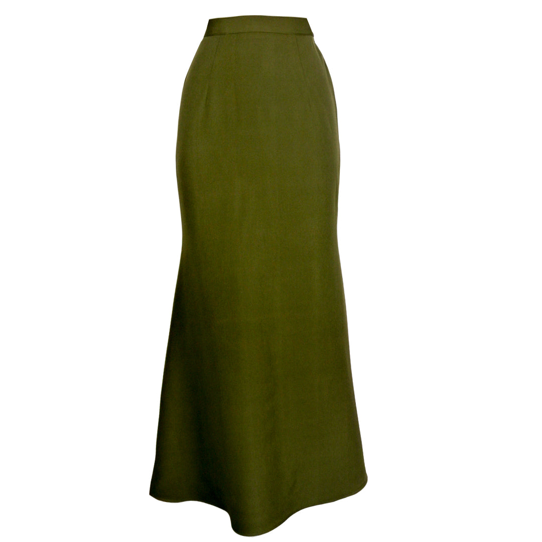Mermaid Skirt - Army Green