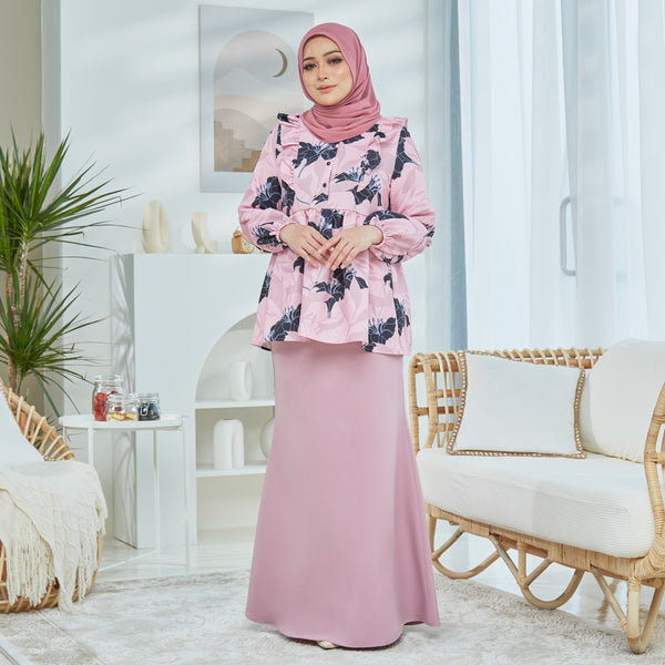 Tajwa Kurung Set - Pink