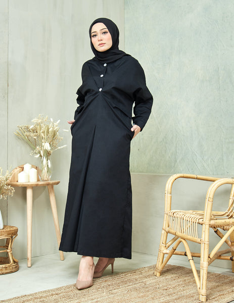 Jannat Maxi Dress - Black